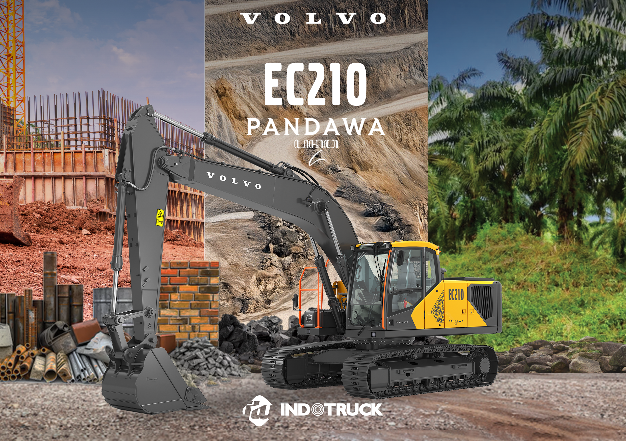 New Generation Excavator EC210 Pandawa