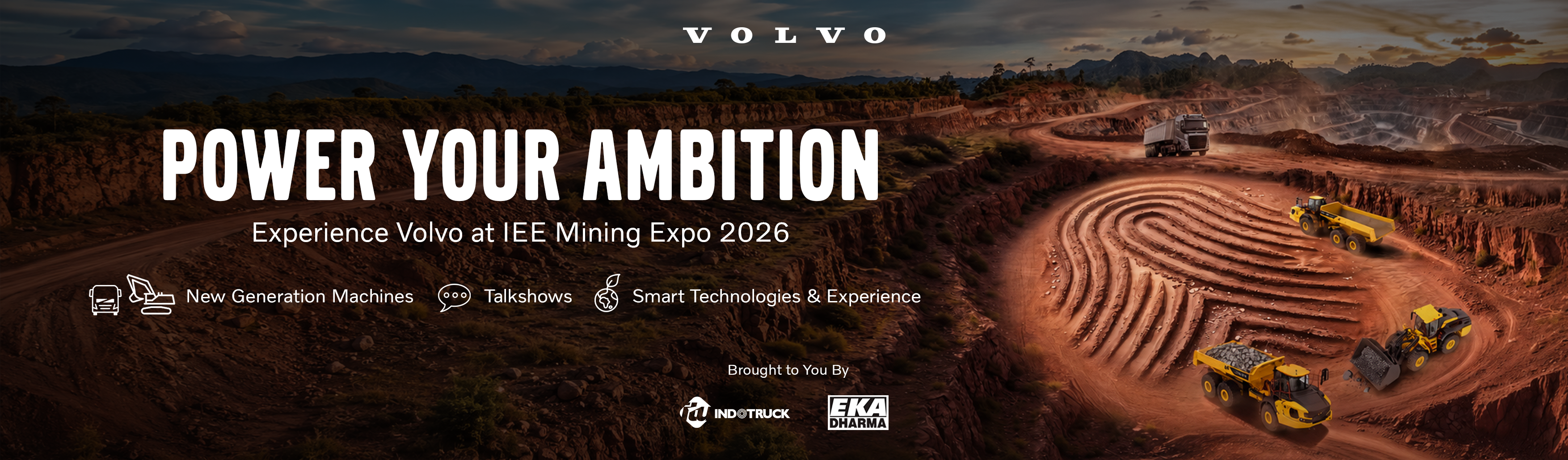 Power Your Ambition - Experience Volvo at IEE Mining Expo 2026